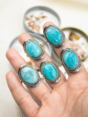 ANILLO DE AMAZONITA
